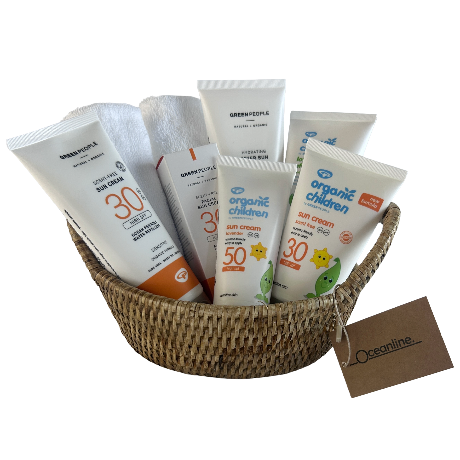 Sun Cream Basket Set - Mixed