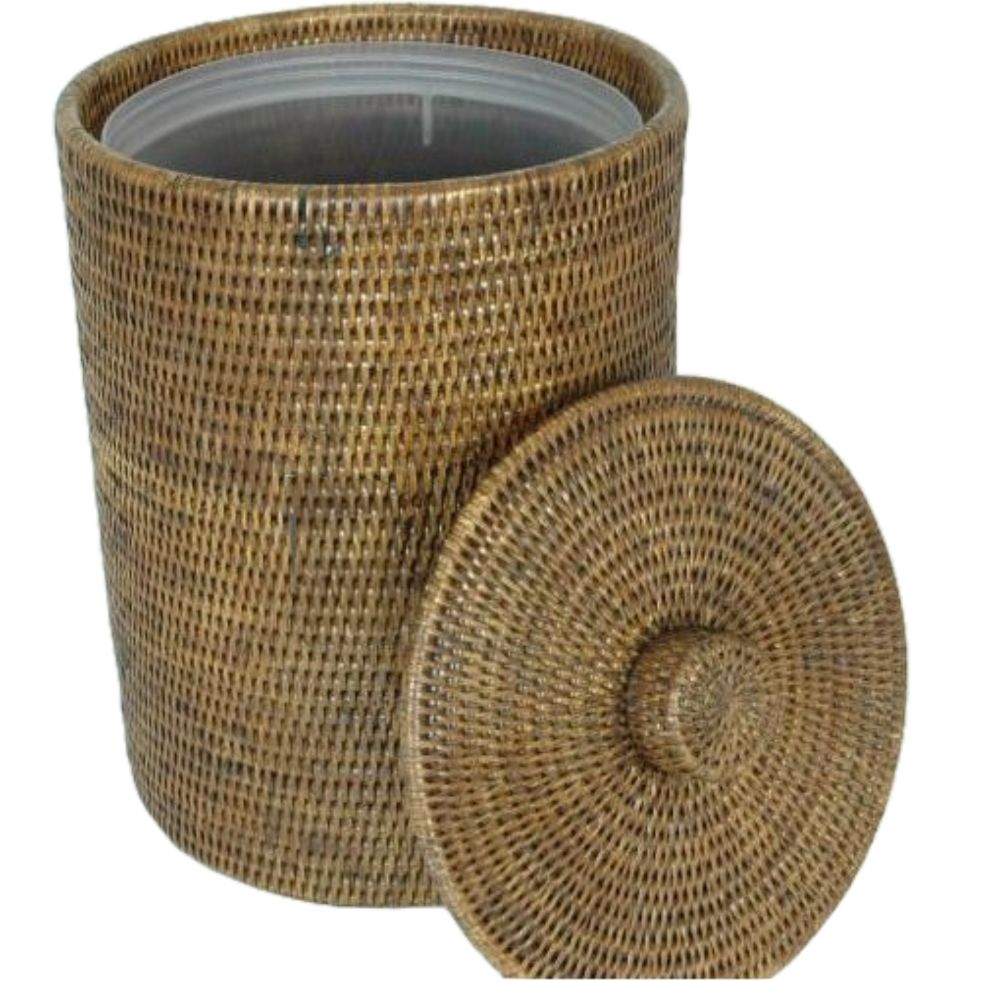 Rattan Small Trash Bin 